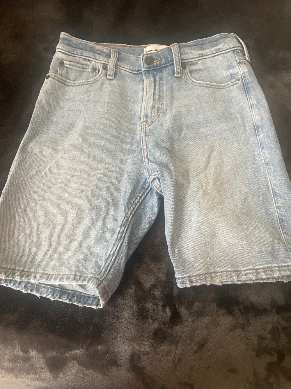 Abercrombie Kids Light Blue Denim Jean Shorts